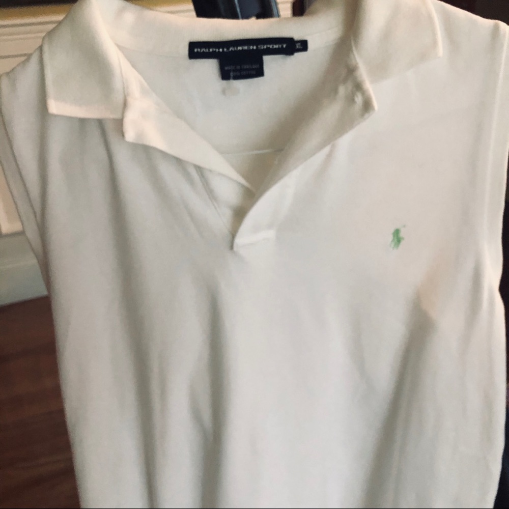 White sleeveless Ralph Lauren top - Picture 2 of 2